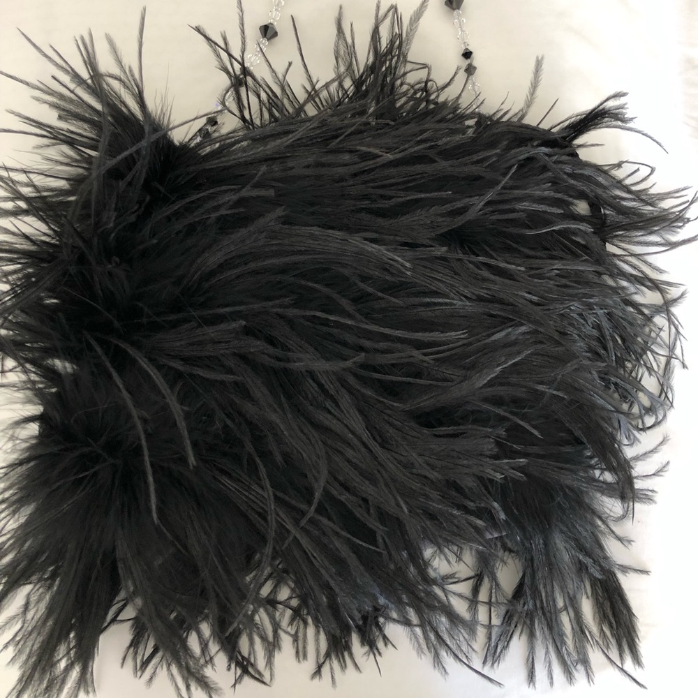 Elquinique Gorgeous Black Feather 🪶 Bag